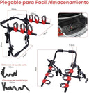 Rack de Cajuela Quattro Sport Colorado 3 bicicletas Negro