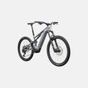 Bicicleta eléctrica de montaña Specialized Turbo Levo 4 Alloy en color gris, con suspensión Marzocchi y cuadro M5.