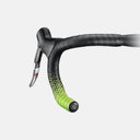 Cinta de manubrio Velo Store Mx Ciclovation Advanced Leather Touch con diseño degradado de negro a verde neón