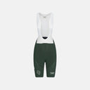 Culotte con tirantes Velo Store Mx Pas Normal Studios Mechanism Pro para mujer en color verde oscuro con malla blanca