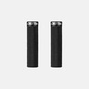 Puños de bicicleta Velo Store Mx Deity SUPRACUSH negros con patrón de diamante profundo y compuesto TRC+ para MTB.