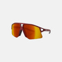 Gafas de ciclismo Velo Store Mx Koo HYPE con montura granate y lentes Zeiss reflectantes de alto rendimiento