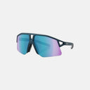 Gafas de ciclismo Velo Store Mx Koo HYPE con montura oscura y lentes Zeiss de espejo azul y violeta