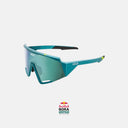 Gafas de ciclismo Velo Store Mx Koo Spectro edición Red Bull BORA-hansgrohe con lente Zeiss panorámica verde azulada