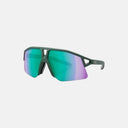 Gafas de ciclismo Velo Store Mx Koo Hype con montura verde y lentes Zeiss de espejo verde para máxima claridad