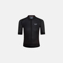 Jersey de ciclismo negro Pas Normal Studios Mechanism con ajuste aerodinámico y tejido técnico transpirable en Velo Store Mx