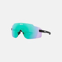 Lentes de ciclismo Koo Supernova de Velo Store Mx con lente envolvente verde espejada y montura negra ultraligera.