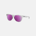 Lentes de sol Velo Store Mx Koo Cosmos con montura transparente y cristales reflectantes color rosa
