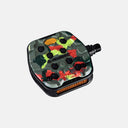 Pedales Velo Store Mx Look Trail Grip con diseño de camuflaje, inserciones de goma Vibram y base de compuesto ancho.