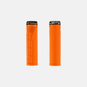 Puños de bicicleta Velo Store Mx Deity MEGATTACK color naranja, perfil grande de 36mm con diseño técnico y abrazadera