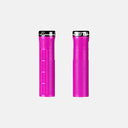 Puños de bicicleta de montaña Velo Store Mx Deity Knuckleduster en color rosa con diseño ergonómico y medio waffle.