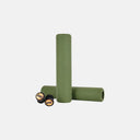 Puños de silicona Esigrips Racer's Edge en color verde oliva para MTB, disponibles en Velo Store Mx con tapones incluidos.