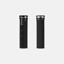 Puños de bicicleta MTB Velo Store Mx Deity LOCKJAW negros con patrón de diamante y abrazadera de bloqueo única
