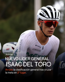 Nuevo líder general: Isaac Del Toro - Tirreno Adriático 2026