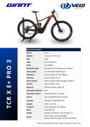 Bicicleta Giant Trance X E+ Pro 3 29 T-M (2021) - Velo Store Mx