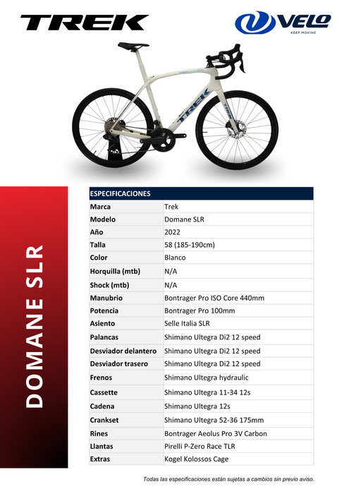 Bicicleta Trek Domame SLR 29 T-58 (2022)