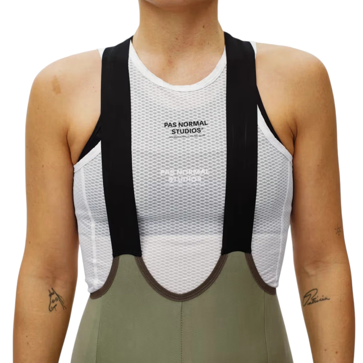 Pas Normal Studios Mujer Escapism Cargo Bibs Light Olive-thumbmail-5