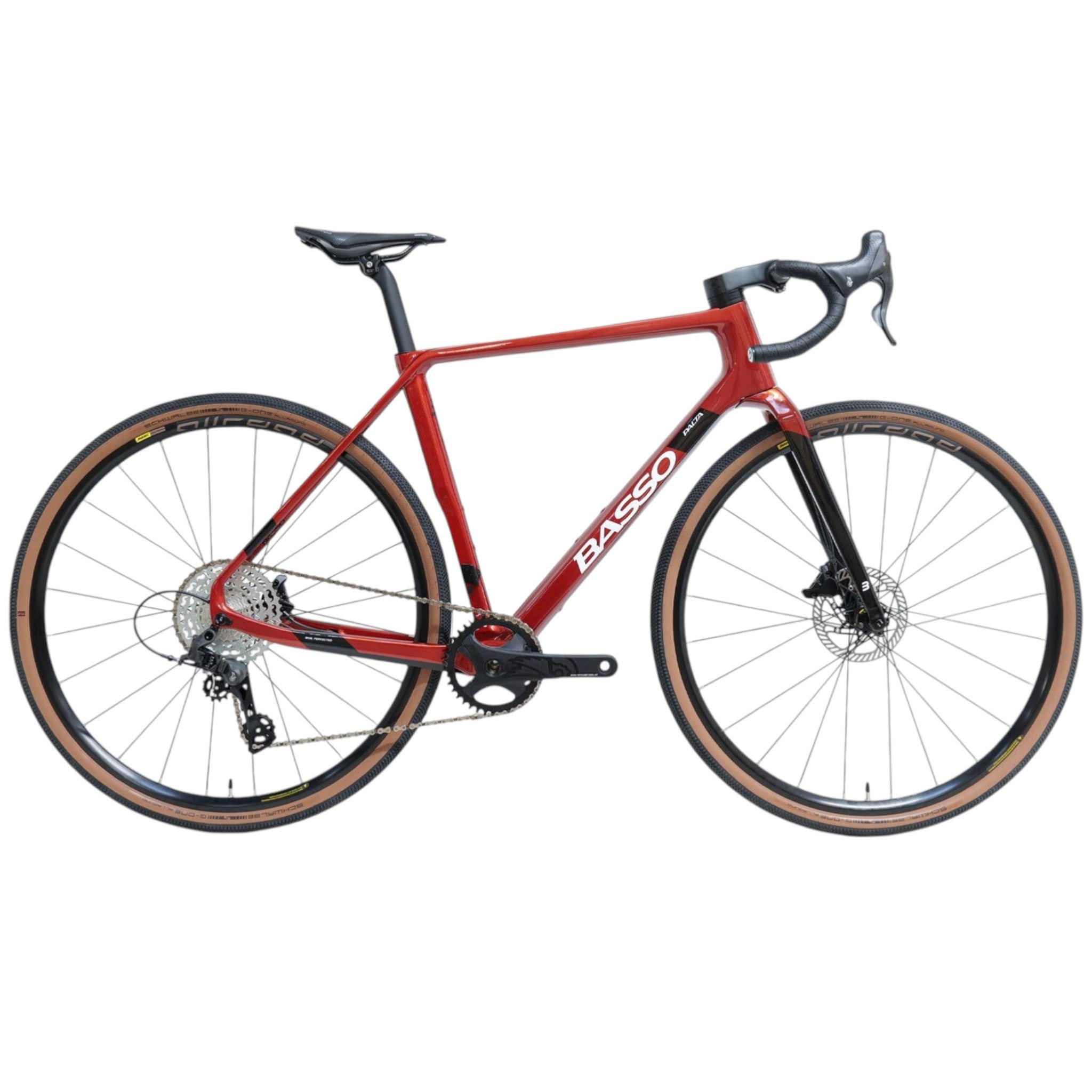 Bicicleta Gravel Basso Palta II | Red Candy | Campagnolo Ekar, Levante