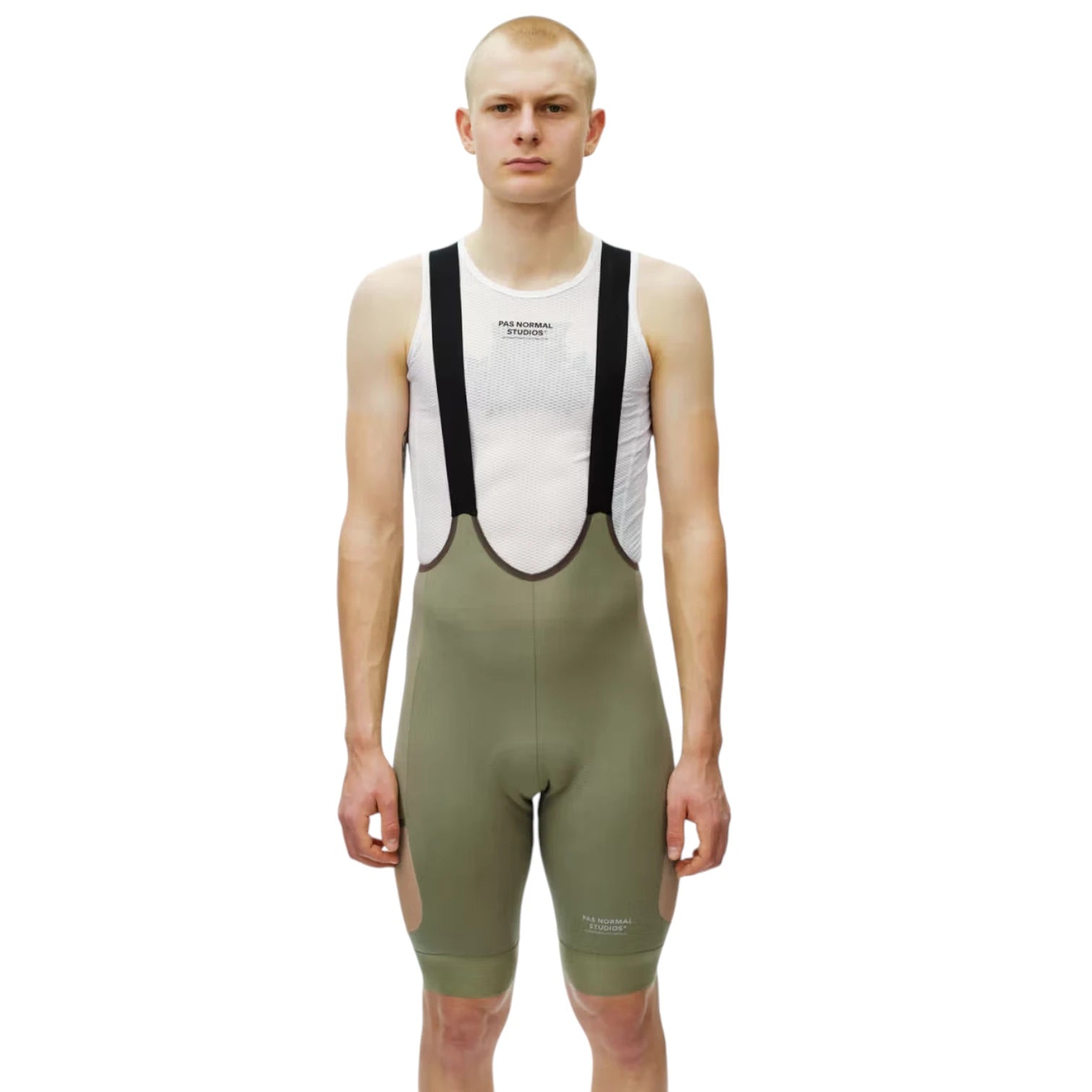 Pas Normal Studios Escapism Cargo Bibs Light Olive-thumbmail-3