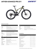 Bicicleta Giant Anthem Advanced Pro 29 1 (2022) - Velo Store Mx