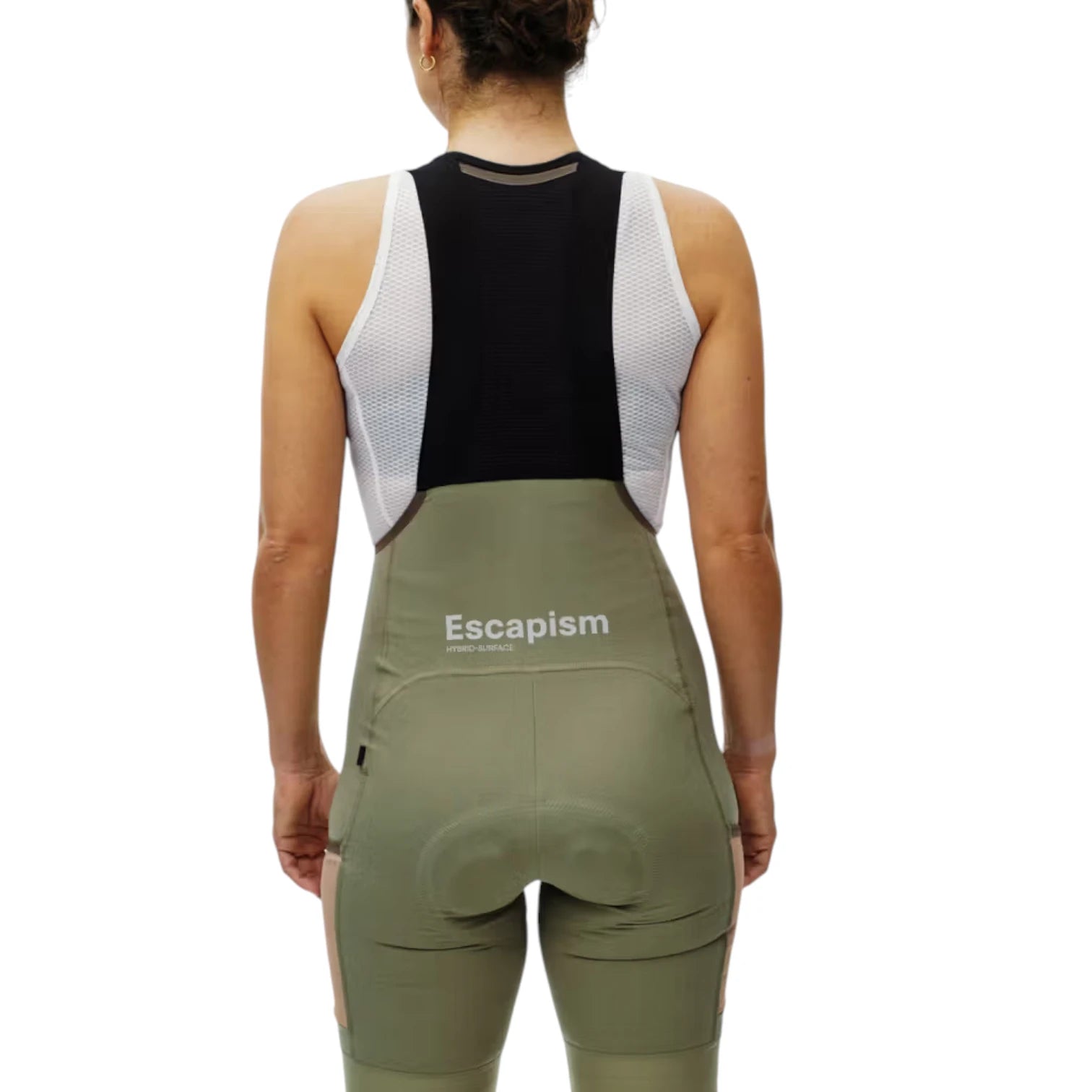 Pas Normal Studios Mujer Escapism Cargo Bibs Light Olive-thumbmail-4