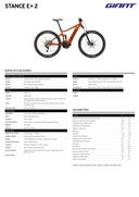 Bicicleta Giant Stance E+ 2 29er - 32km/h 70Nm + 500w Battery (2022) - Velo Store Mx