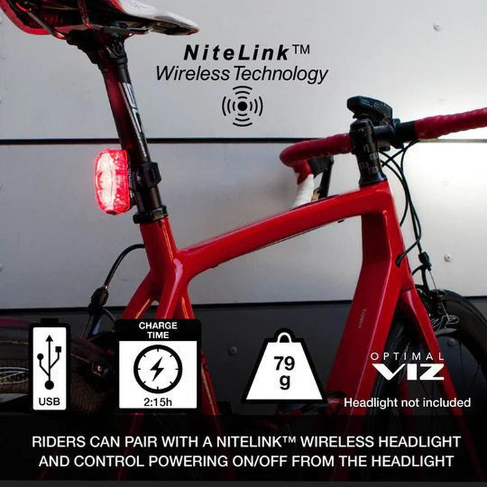 Lámpara Trasera NiteRider Omega 330 con NiteLink (Bluetooth)