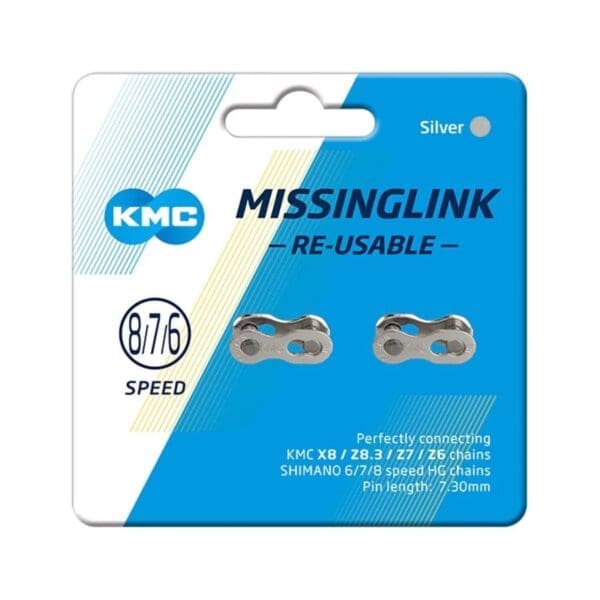 Candado KMC CL573R Silver para cadenas 6/7/8v