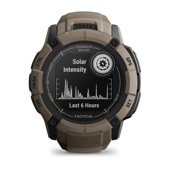 Reloj Garmin Instinct 2X Solar Tactical Edition Coyote - Velo Store Mx