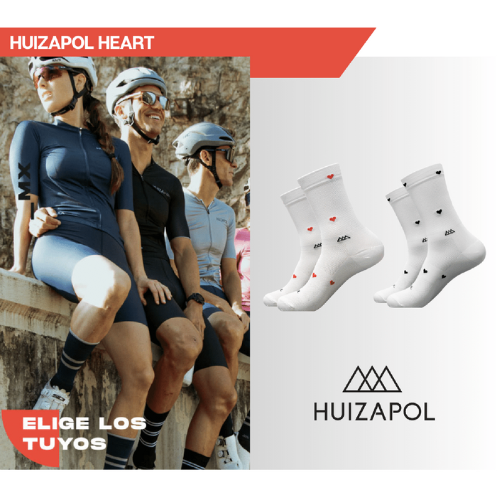 Calcetas deportivas Huizapol Heart Unisex — Velo Store Mx