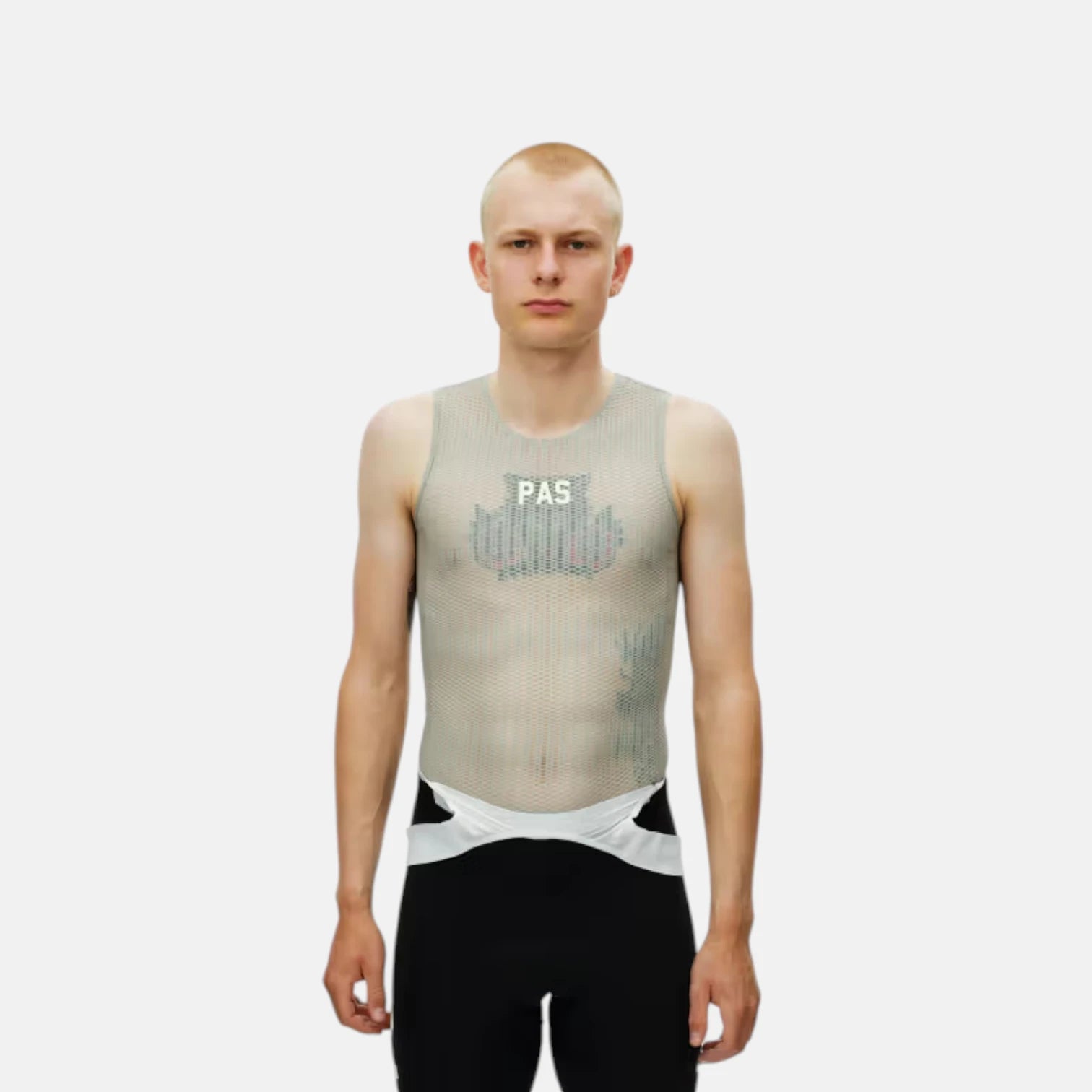 Pas Normal Studios Mechanism Pro Sleeveless Baselayer Light Grey-thumbmail-3