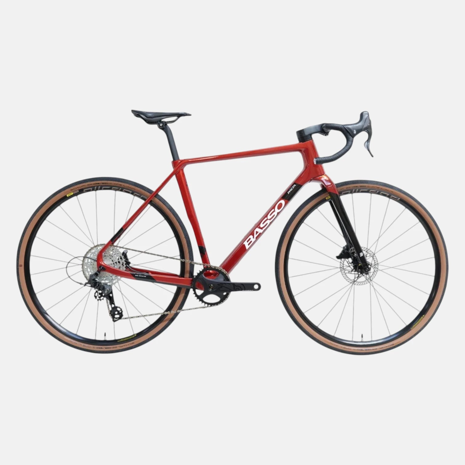 Bicicleta Gravel Basso Palta II Red Candy Campagnolo Ekar Levante