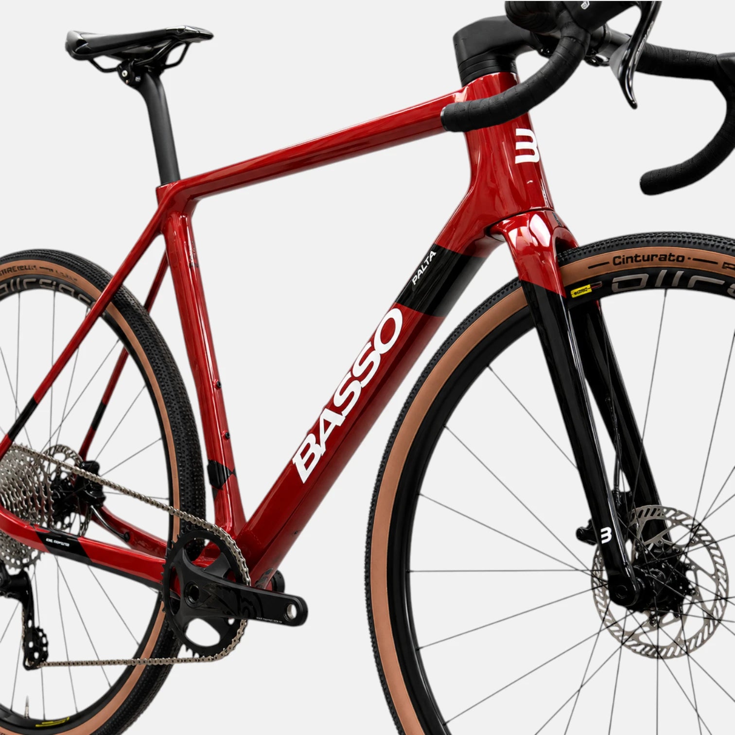 Bicicleta Gravel Basso Palta II Red Candy Campagnolo Ekar Levante
