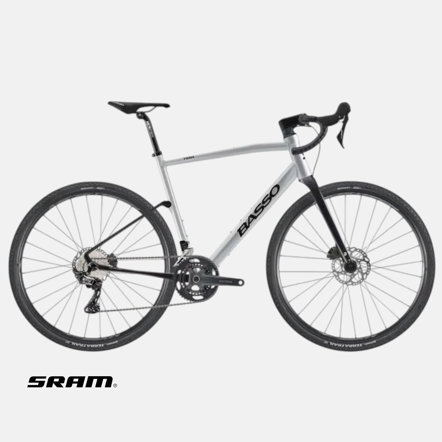 Bicicleta Basso Tera Gravel Silver L – SRAM APEX 1×11 – Microtech MX 25