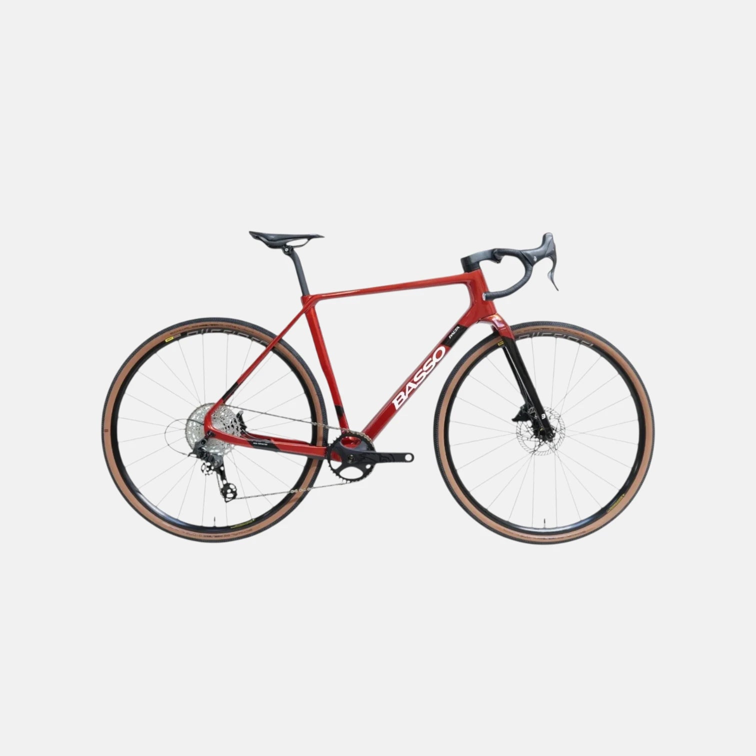 Bicicleta Gravel Basso Palta II Red Candy Campagnolo Ekar Levante