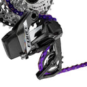 Cadena SRAM FORCE E1 126L 12v Morada Chapada en Cromo Road Flattop E1