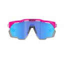 Lentes Scicon Aeroshade Kunken Pink Fluo / Multimirror Blue