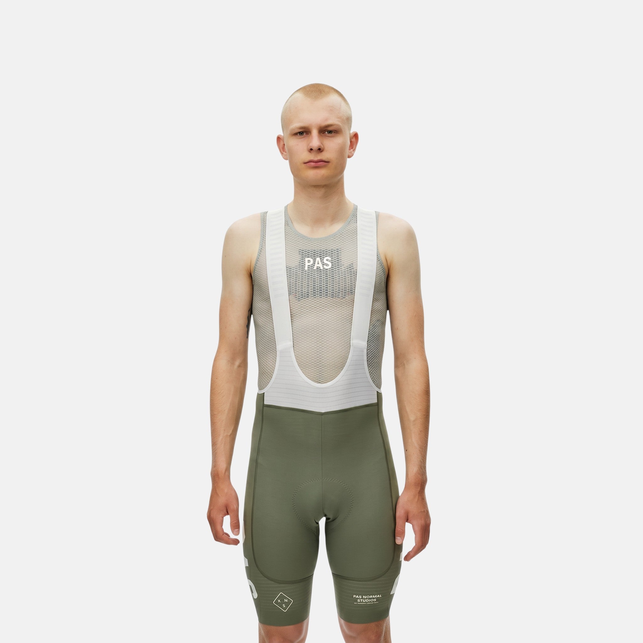 Pas Normal Studios Mechanism Pro Bibs Grey Moss