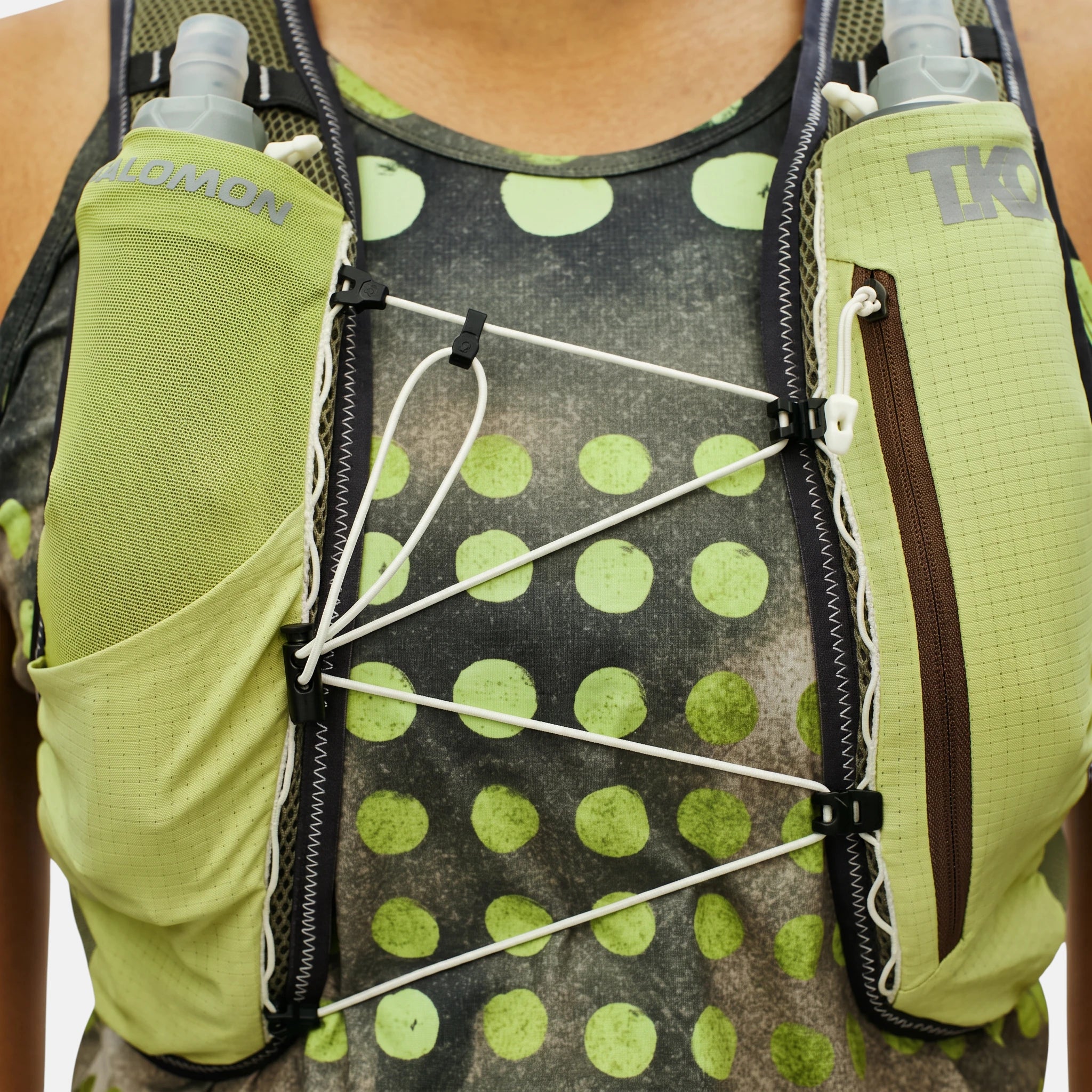 Pas Normal Studios x Salomon Race Skin 2 Chaleco de Hidratacion T.K.O. Moss Green-3
