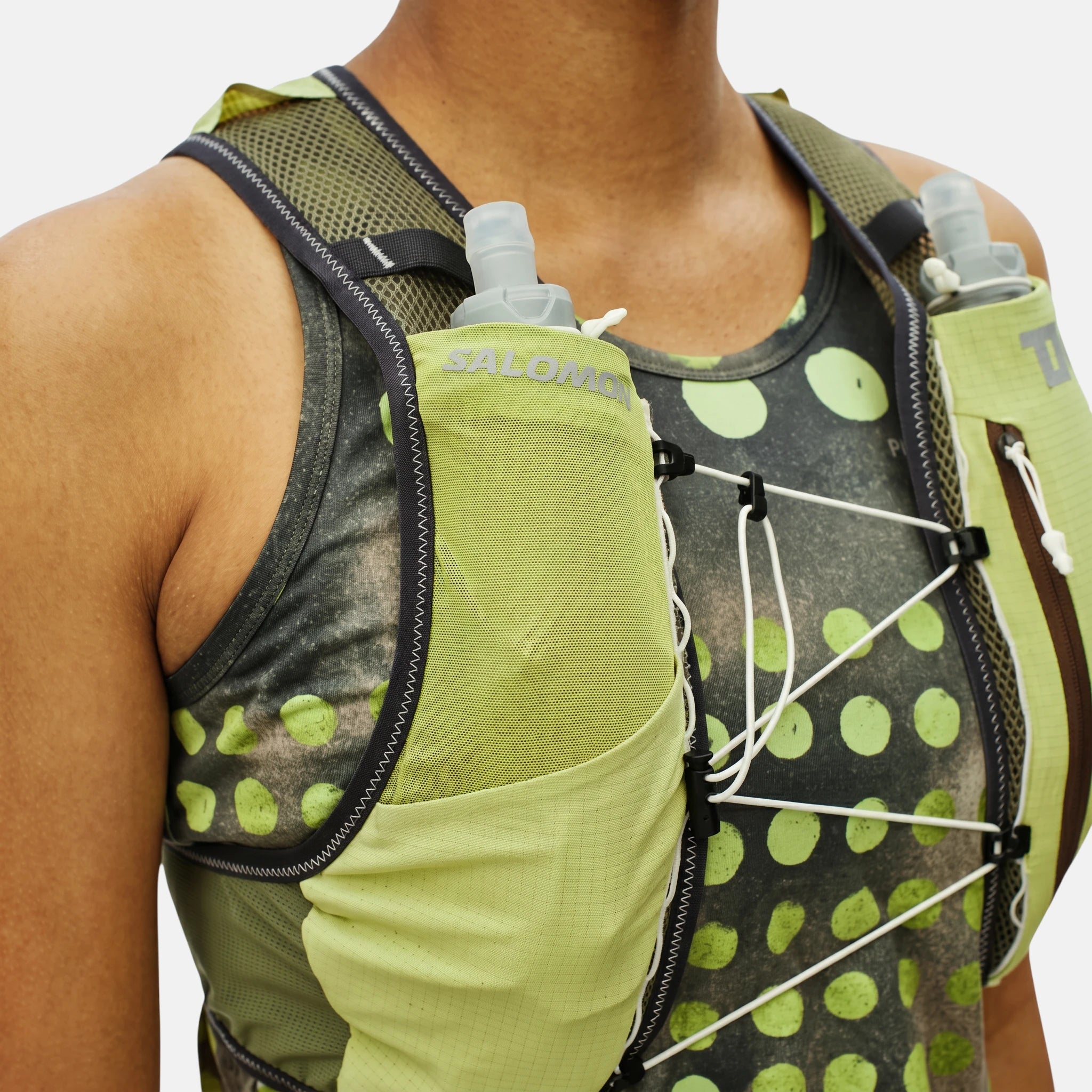 Pas Normal Studios x Salomon Race Skin 2 Chaleco de Hidratacion T.K.O. Moss Green-6