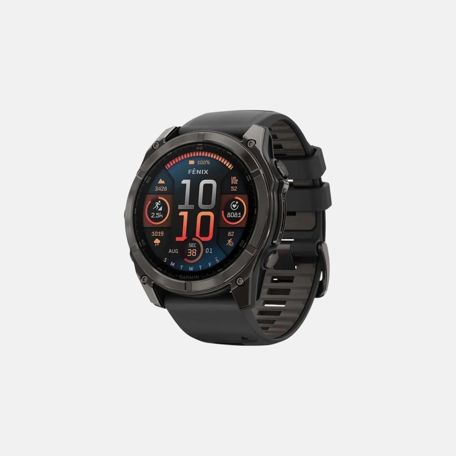 Smartwatch Garmin Fénix 8 - Sapphire Gris Carb