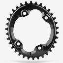 Plato AbsoluteBlack Oval Premium Shimano XT M8000 / SLX M7000 96BCD