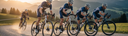 Ciclistas profesionales rodando en bicicletas gravel Giant sobre caminos de grava en México, disponibles en VeloStore