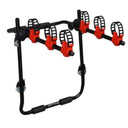 Rack de Cajuela Quattro Sport Colorado para 3 bicicletas Negro/Rojo