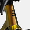 Detalle del tubo de dirección de la bicicleta de gravel Basso Palta en color White Poseidon de Velo Store Mx