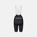 Bib shorts Velo Store Mx Pas Normal Studios Mechanism negros con tirantes de malla blancos, vista trasera