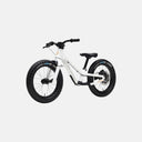 Bicicleta de balance Velo Store Mx Kids Ride Shotgun Dirt Hero blanca con llantas de montaña para niños de 2 a 5 años