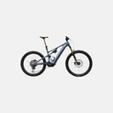 Bicicleta de montaña eléctrica Velo Store Mx S-Works Turbo Levo 4 de carbono en color azul con suspensión FOX