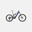 Bicicleta eléctrica de montaña Velo Store Mx Turbo Levo Pro Carbon G4 en color azul con suspensión FOX Factory.