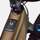 Pantalla MasterMind T3 en el cuadro color Satin Burnt Gold de la bicicleta eléctrica Velo Store Mx Turbo Levo Expert